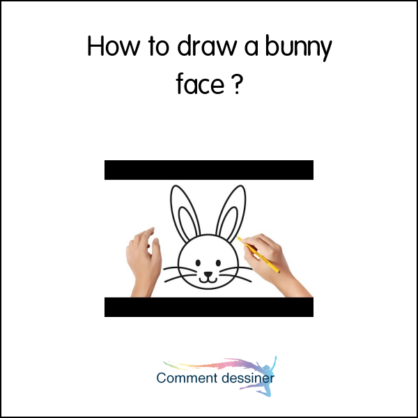 How to draw a bunny face